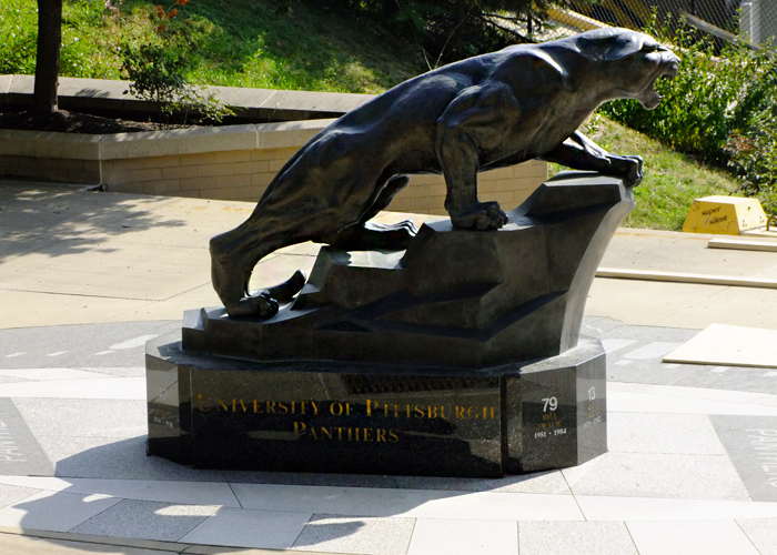Petersen Events Center Panther Statue